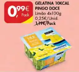 Pingo Doce Gelatina 10kcal pingo doce promoção