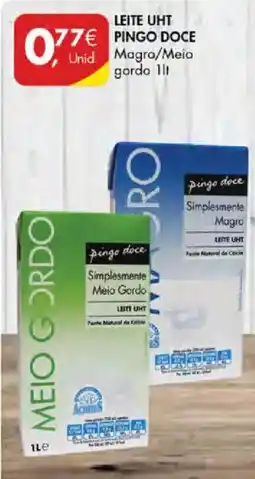 Pingo Doce Leite uht pingo doce promoção