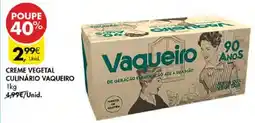 Pingo Doce Creme vegetal culinário vaqueiro promoção