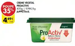 Pingo Doce Creme vegetal proactive promoção