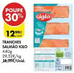 Pingo Doce Tranches salmão iglo promoção
