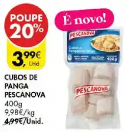 Pingo Doce Cubos de panga pescanova promoção