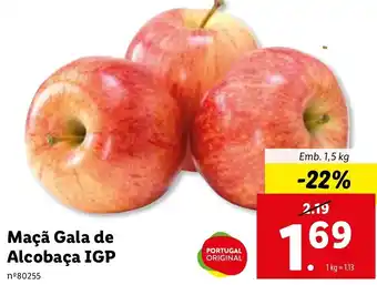Lidl Maçã Gala Alcobaça IGP 1,5kg promoção