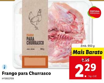 Lidl Frango para Churrasco 950g promoção