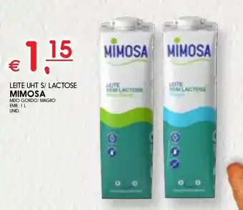 Leite uht s/ lactose mimosa