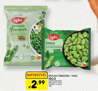 Ervilhas primavera/ favas iglo