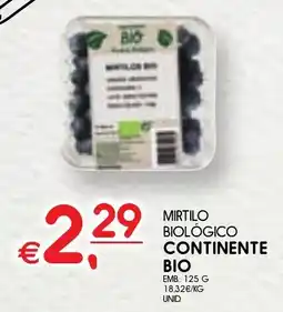 Meu Super Mirtilo biológico continente bio promoção