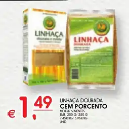 Meu Super Linhaça dourada cem porcento promoção