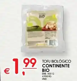 Meu Super Tofu biológico continente bio promoção