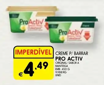 Creme p/ barrar pro activ