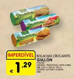 Meu Super Bolachas crocantes gullón promoção