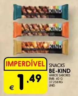 Meu Super Snacks be-kind vários sabores promoção