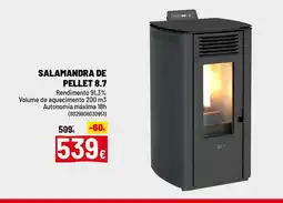 Brico Depôt Salamandra de pellet 8.7 promoção