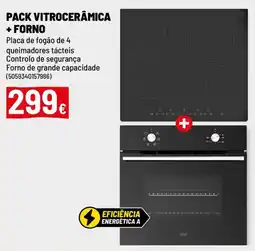 Brico Depôt Pack vitrocerâmica + forno promoção
