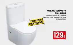 Brico Depôt Pack wc compacto dual quios promoção