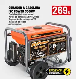 Brico Depôt Gerador a gasolina itc power 3000w promoção