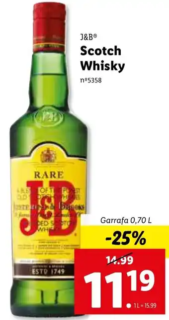 J&B Scotch Whisky 0,70L