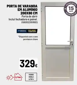 Brico Depôt Porta de varanda em alumínio promoção