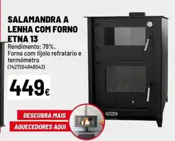 Brico Depôt Salamandra a lenha com forno etna 13 promoção