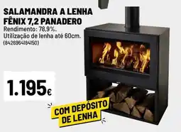 Brico Depôt Salamandra a lenha fênix 7,2 panadero promoção