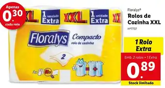Lidl Floralys Rolos de Cozinha XXL promoção