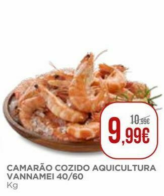 El Corte Inglés Camarão cozido promoção
