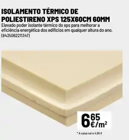 Brico Depôt Isolamento térmico de poliestireno xps promoção