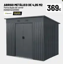 Brico Depôt Abrigo metálico de 4,05 m2 promoção