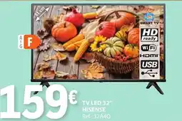 E.Leclerc Tv led 32" hisense promoção