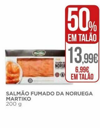 El Corte Inglés Salmão fumado martiko promoção