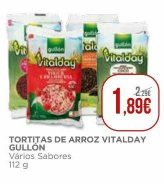 El Corte Inglés Tortinhas de arroz gullon promoção