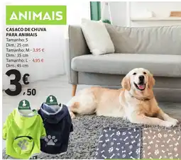 E.Leclerc Casaco de chuva para animais promoção