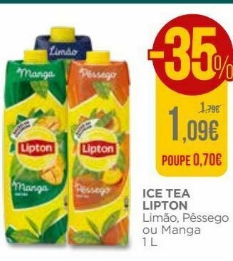 Chá gelado lipton