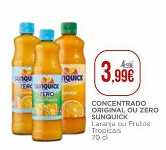 Suco concentrado sunquick