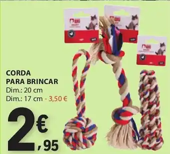 E.Leclerc Corda para brincar promoção