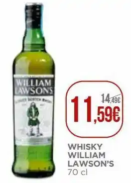El Corte Inglés Whisky escocês william lawson's promoção