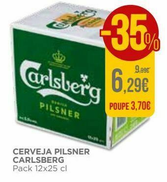 El Corte Inglés Cerveja carlsberg promoção