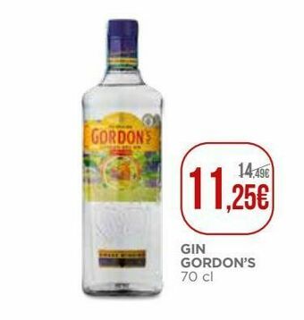El Corte Inglés Gin gordon's promoção