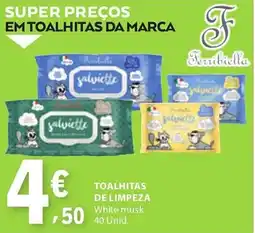 E.Leclerc Toalhitas de limpeza promoção