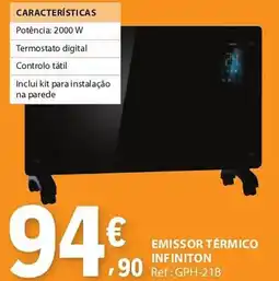 E.Leclerc Emissor térmico infiniton promoção