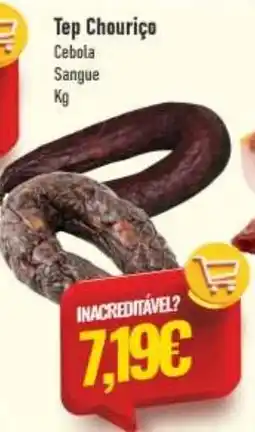 Belita Tep Chouriço Cebola promoção