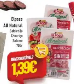 Belita Elpozo All Natural promoção