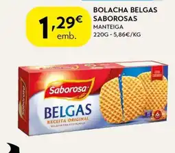 Spar Bolacha belgas saborosas manteiga promoção