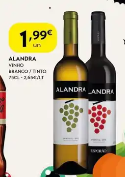 Spar Alandra vinho promoção