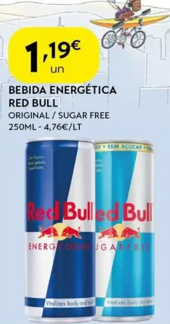 Spar Bebida energética red bull promoção