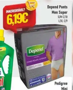 Belita Depend Pants Men Super promoção