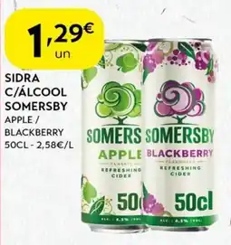 Spar Sidra c/álcool somersby promoção