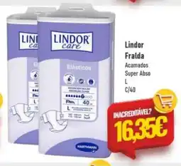 Belita Lindor Fralda promoção