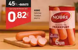 Coviran NOBRE Salsichas frankfurt lata promoção