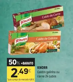 Coviran KNORR Caldos galinha ou carne promoção